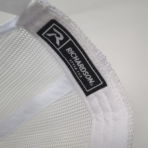 Bridgestone OTR Snapback Trucker Hat Gray One Size Adjustable 6 Panel Richardson - Picture 9 of 10